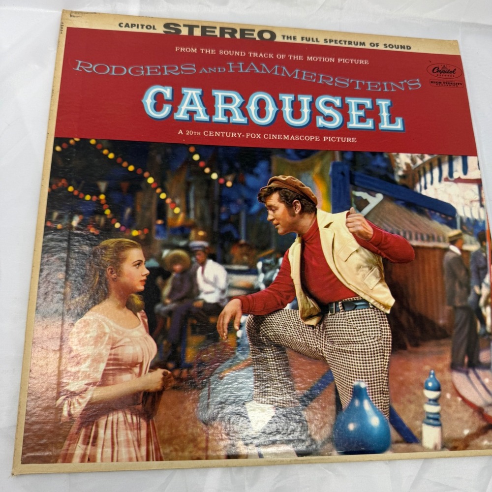 Rodgers and Hammerstein Carousel Soundtrack Vinyl LP Capitol Stereo SW 694 1956